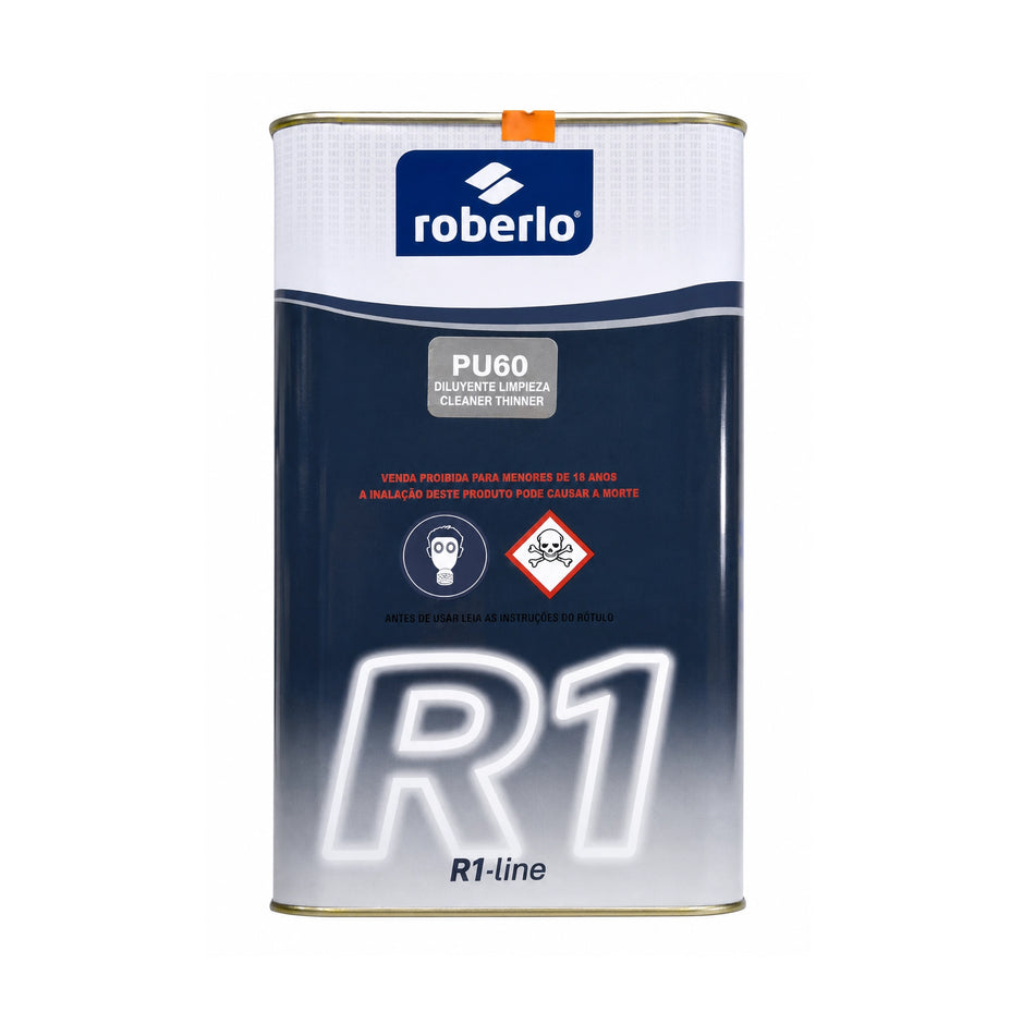 DILUYENTE POLIURETANO R1 PU60 5 LITROS ROBERLO 66074