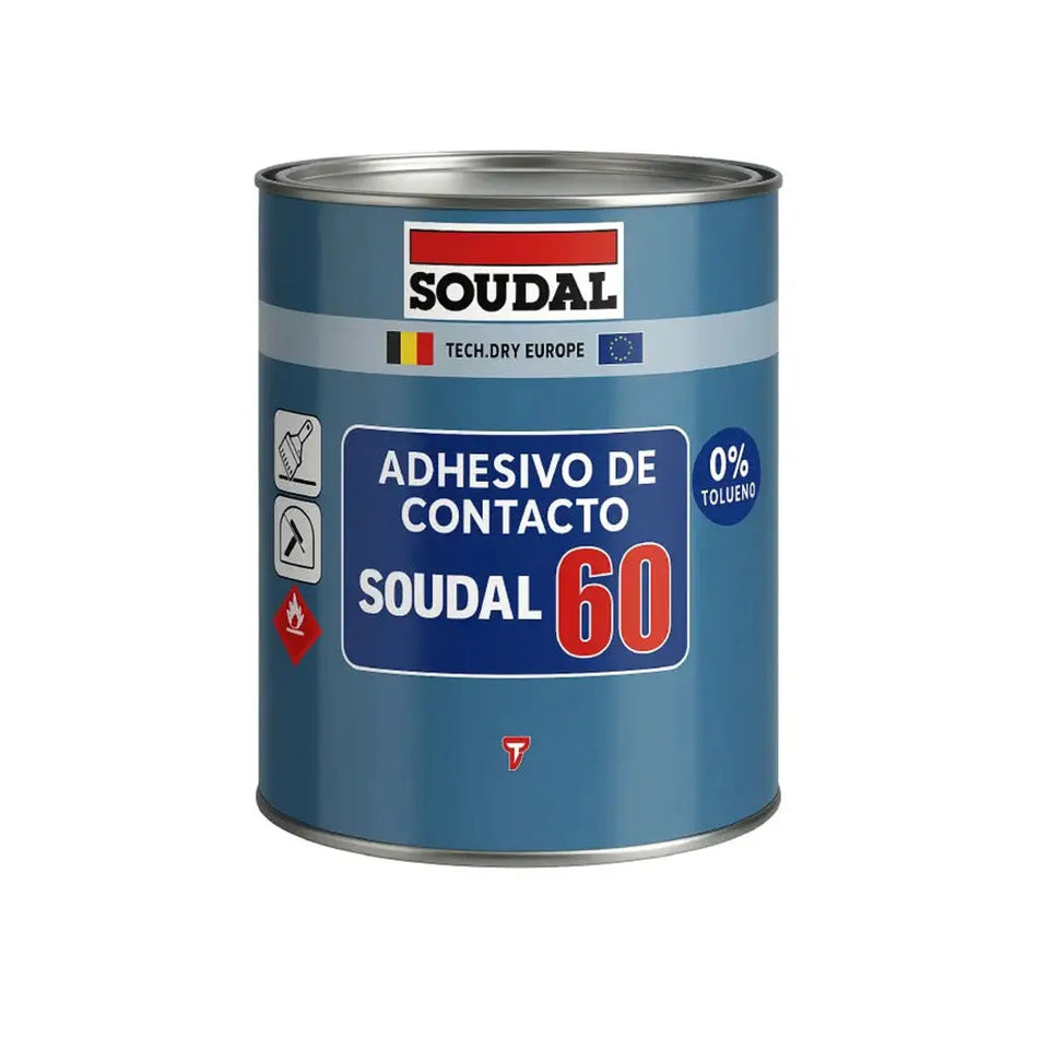 ADHESIVO CONTACTO 60. SOUDAL LITRO 147345