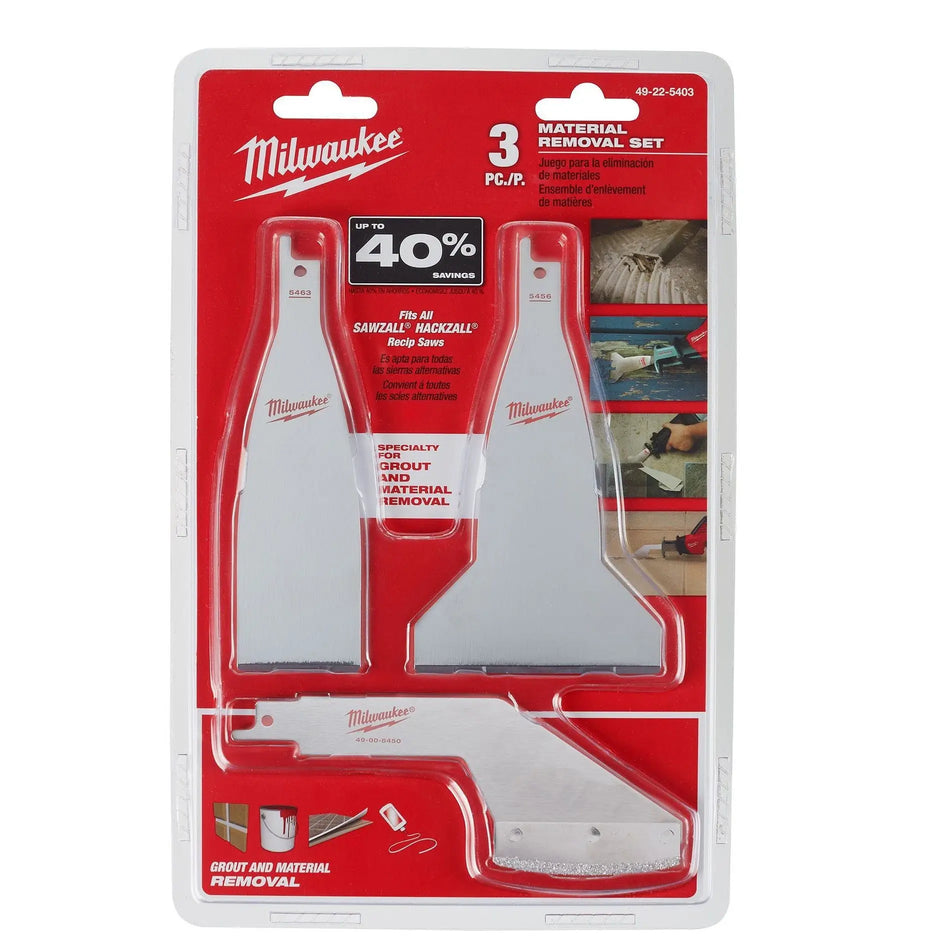 HOJA SIERRA SABLE FRAGUE X 3 UNID MILWAUKEE 49-22-5403