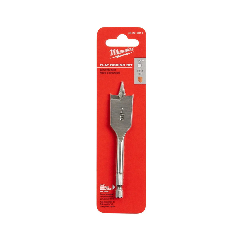 BROCA PALETA 7/8 X 4.5 PULG 48-27-0011 MILWAUKEE