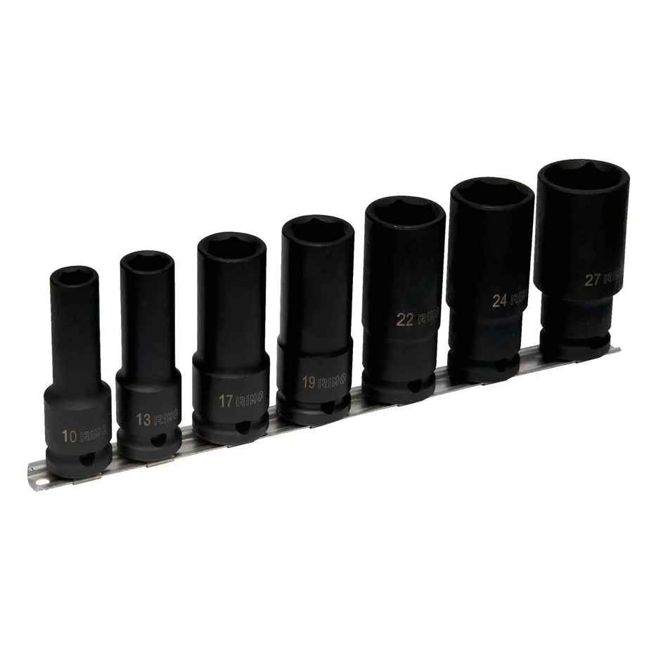 JUEGO DADOS ENC 1/2  7PZ IMPACTO 10-27 MM IRIMO 168-90-2