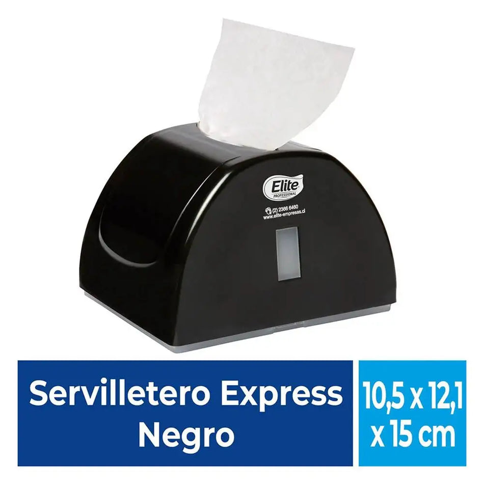 DISPENSADOR SERVILLETA EXPRESS NEGRO ELITE 94048