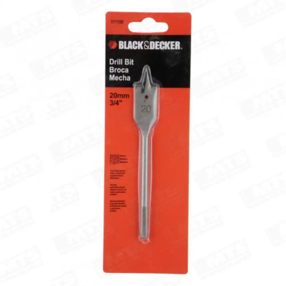 BROCA PALETA 20 MM BLACK &DECKER 17115E
