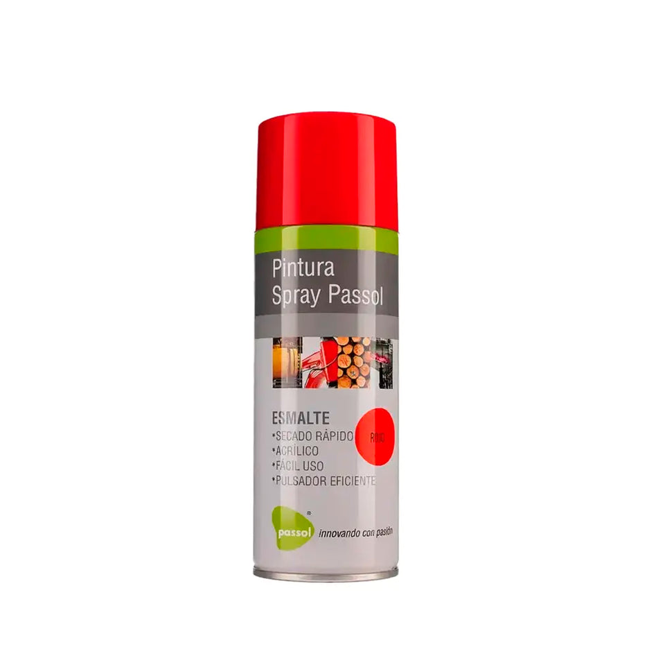 PINTURA SPRAY 400 ML ROJO VIVO PASSOL