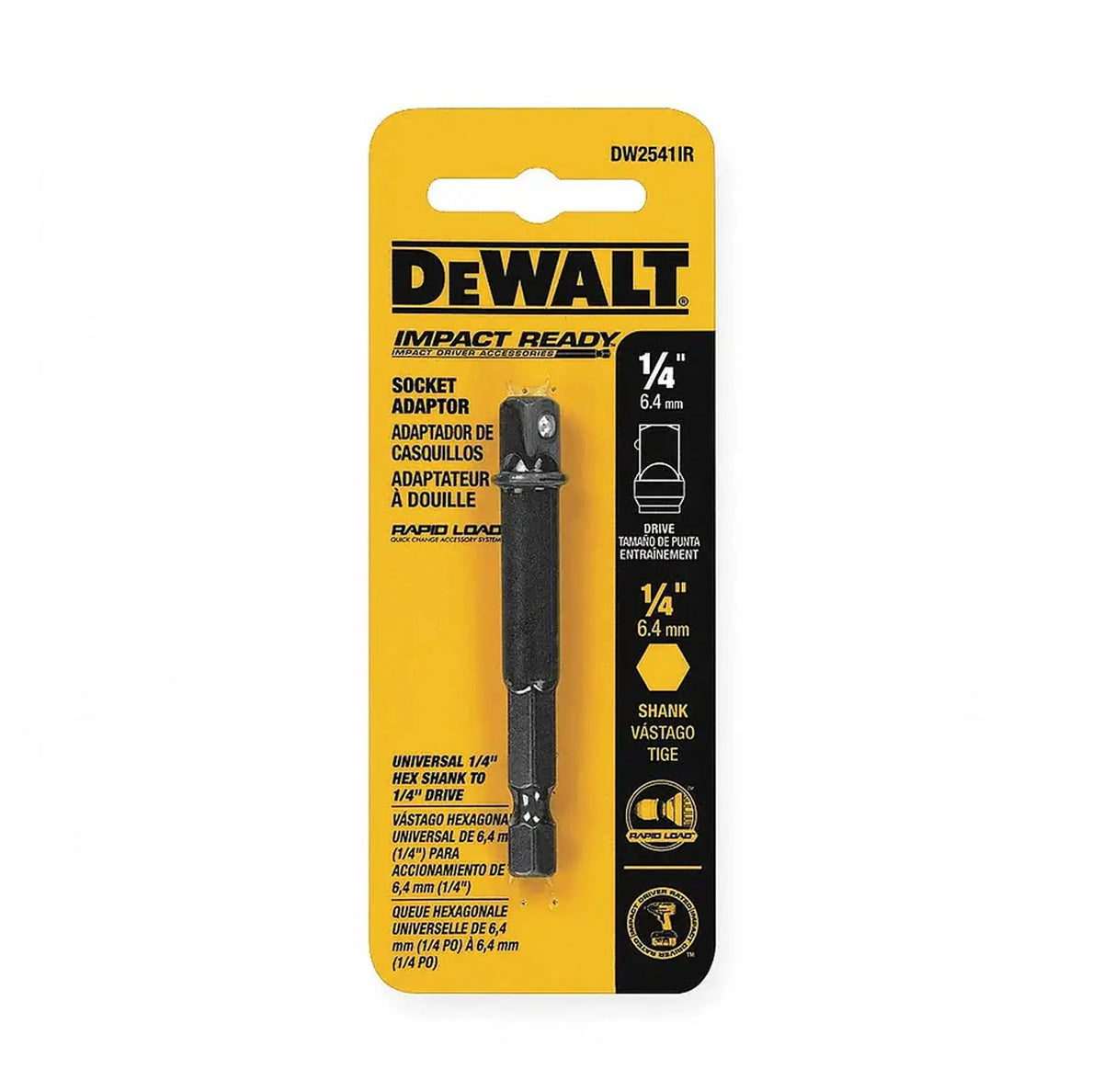 ADAPTADOR 1/4 HEX A ENC 1/4 DEWALT DW2541IR