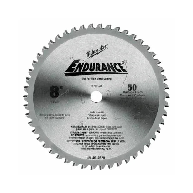 DISCO SIERRA 8 PULG 50 DT METALICO 48-40-4520 MILWAUKEE 194