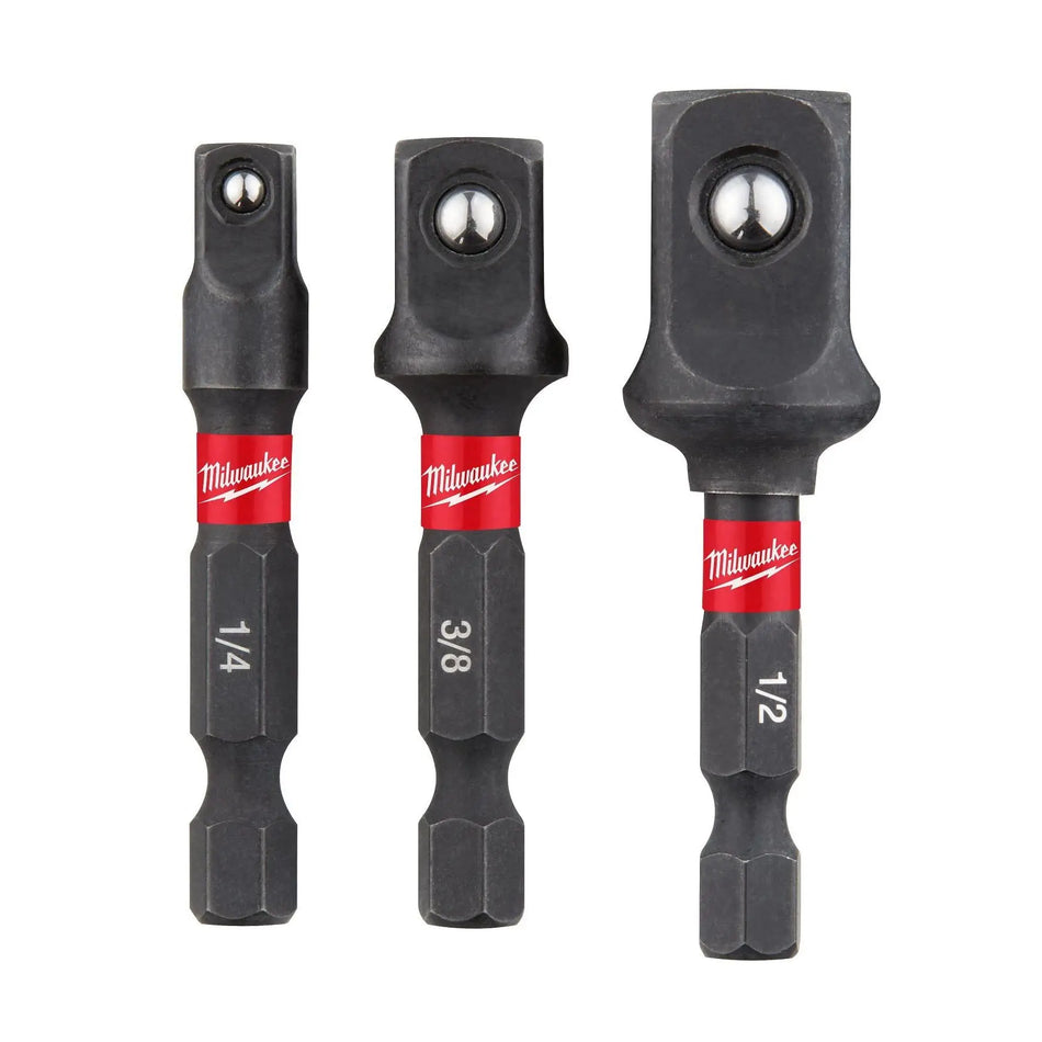 ADAPTADORES DADOS 1/4-3/8-1/2 MILWAUKEE 48-32-5033