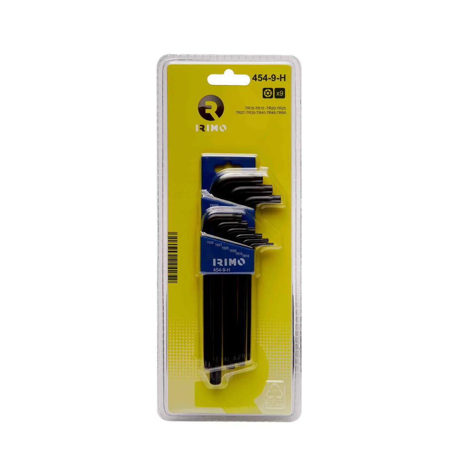 JUEGO LLAVES TORX TR10 - TR50 IRIMO 454-9-H