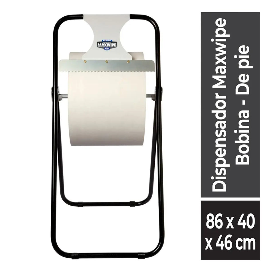 DISPENSADOR BOBINA DE PIE MAX WIPE ELITE 82260