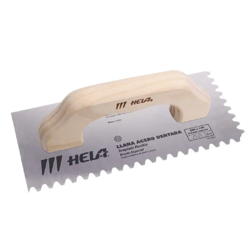 LLANA ACERO HELA DENTADA  0.9 MM 280 X 130 MM