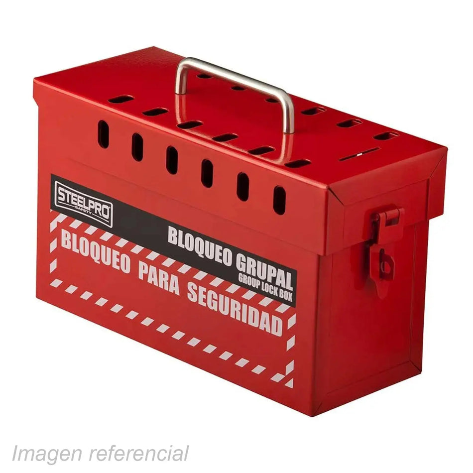 CAJA BLOQUEO GRUPAL ROJA