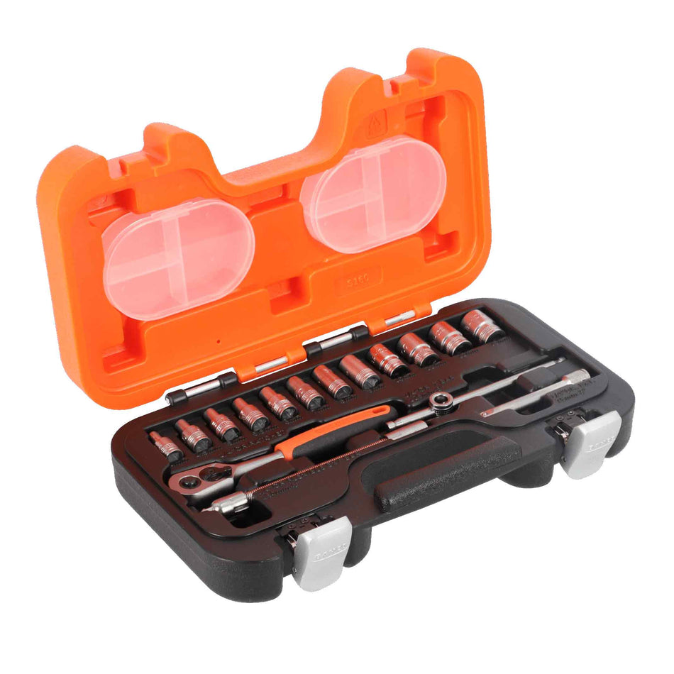 JUEGO DADOS ENC 1/4  4-13MM BAHCO S160