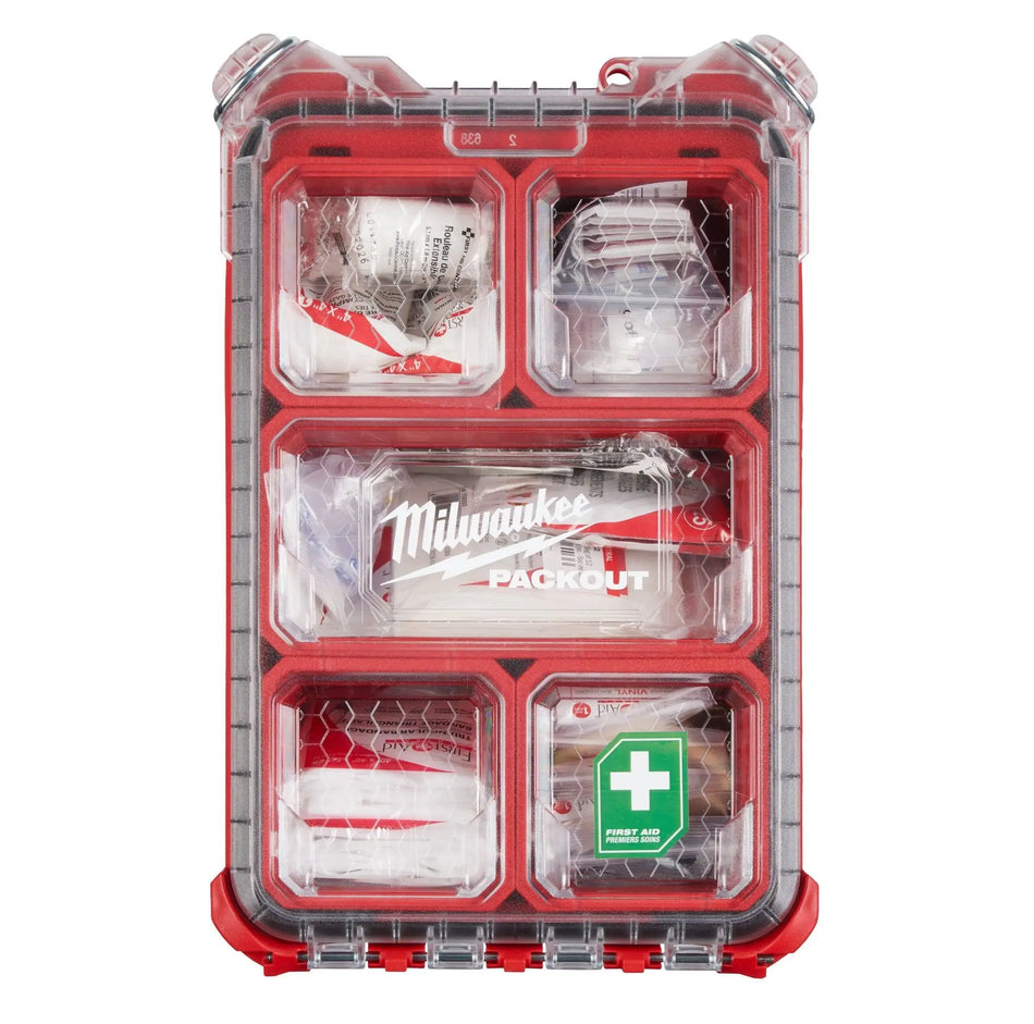MILWAUKEE PACKOUT COMPACT FIRST AID KIT 48-73-8435