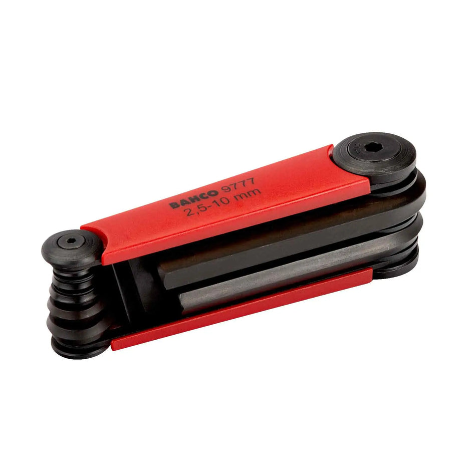 JUEGO LLAVES ALLEN 2.5 - 10 MM 7 PZ BAHCO BE-9777 NAVAJA