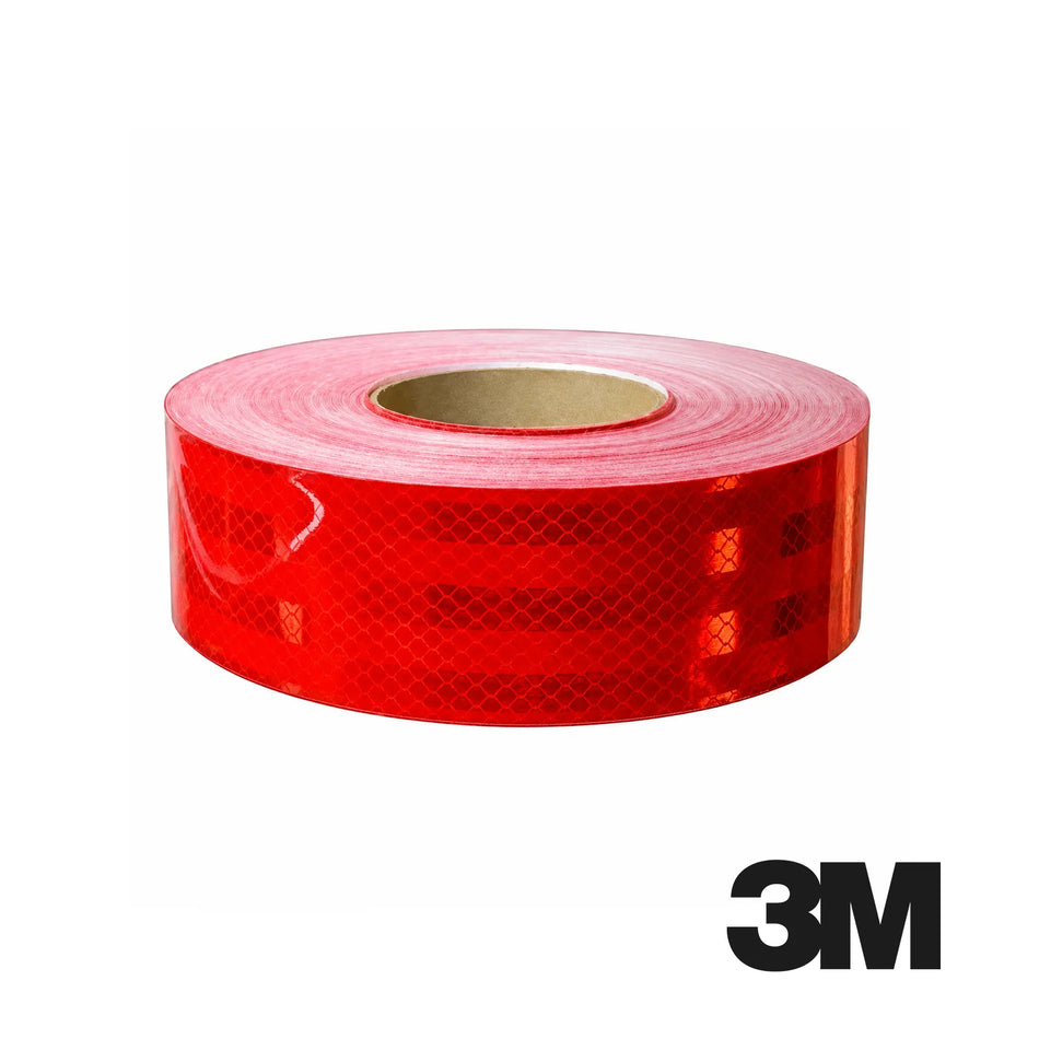 CINTA REFLECTANTE ROJA 48 MM X METRO 3M