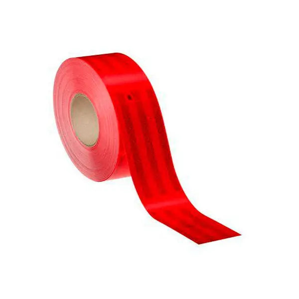 CINTA REFLECTANTE ROJA 48 MM X METRO 3M