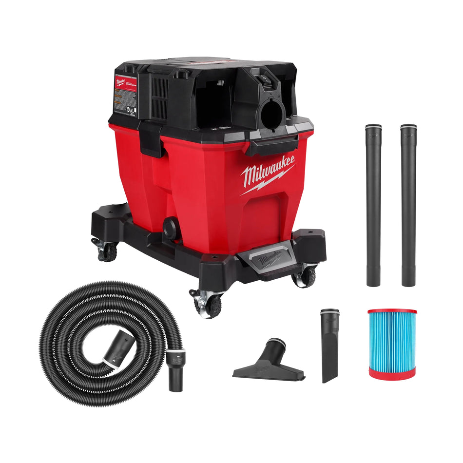 M18 CORDLESS 9 GAL WET/DRY VACUUM (BARE TOOL) 0920-20 DUAL BATTERY MILWAUKEE