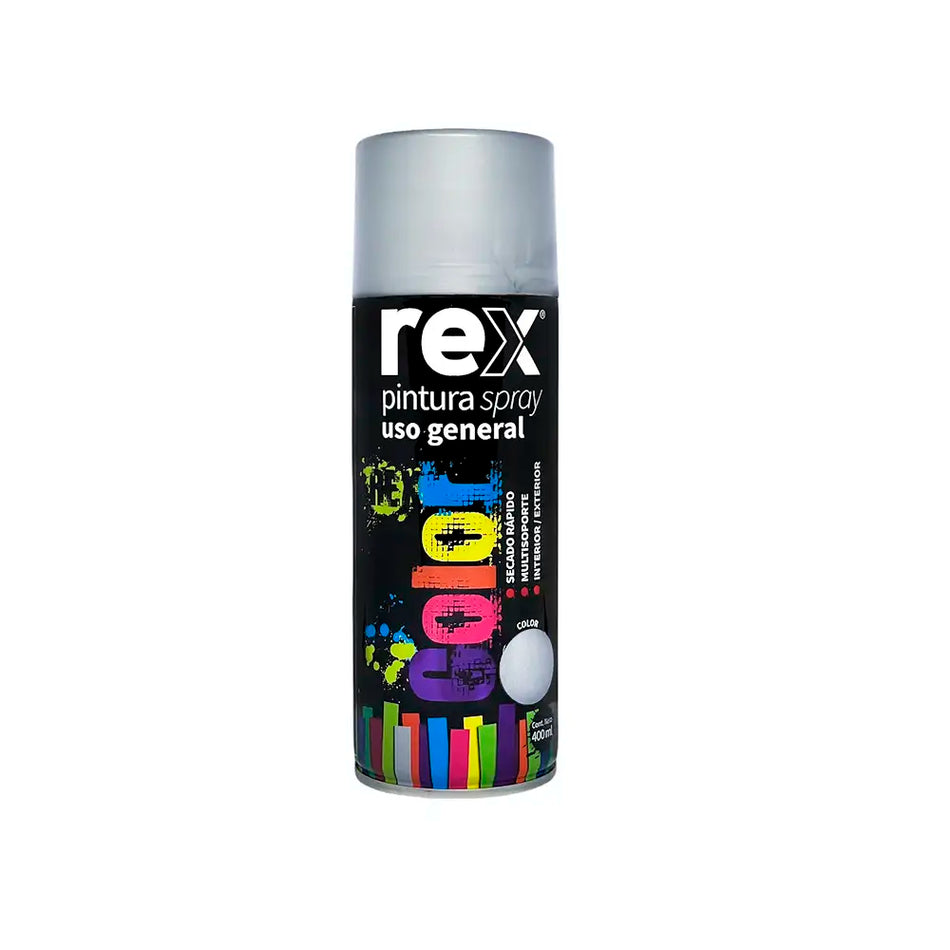 PINTURA SPRAY 400 ML ALUMINIO REX