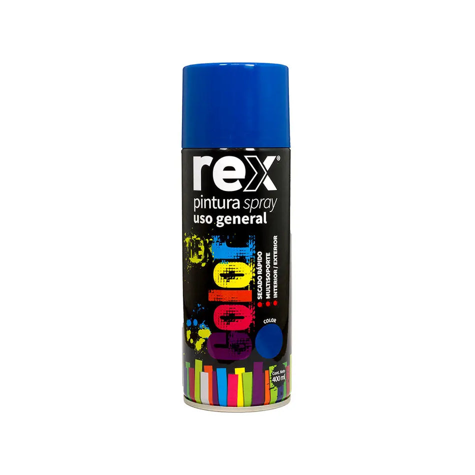 PINTURA SPRAY 400 ML AZUL REX