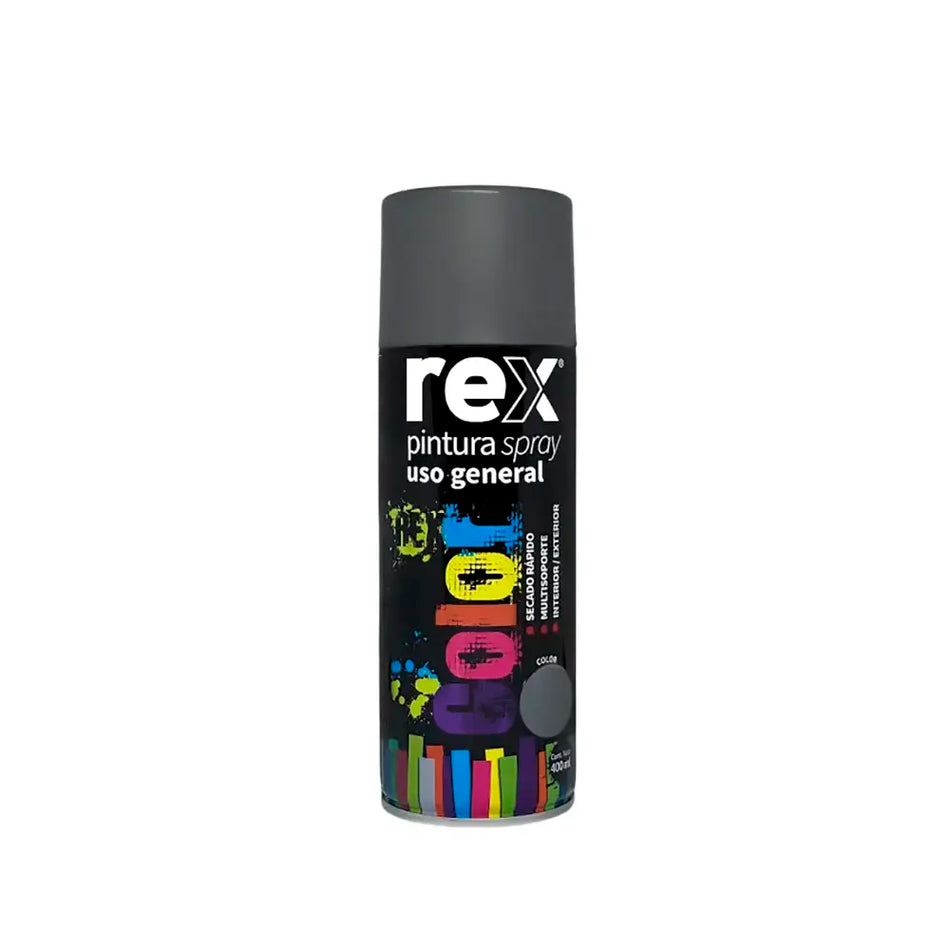 PINTURA SPRAY 400 ML GRAFITO REX