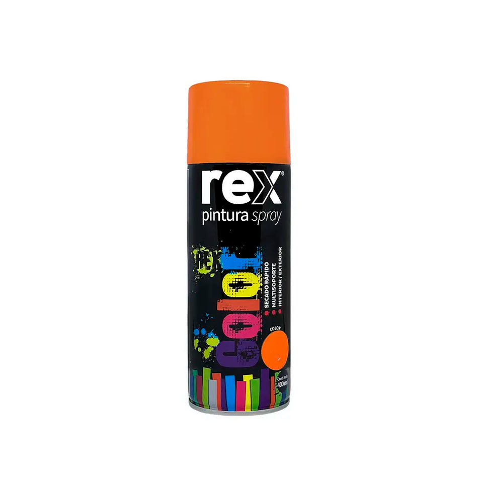 PINTURA SPRAY 400 ML NARANJO REX