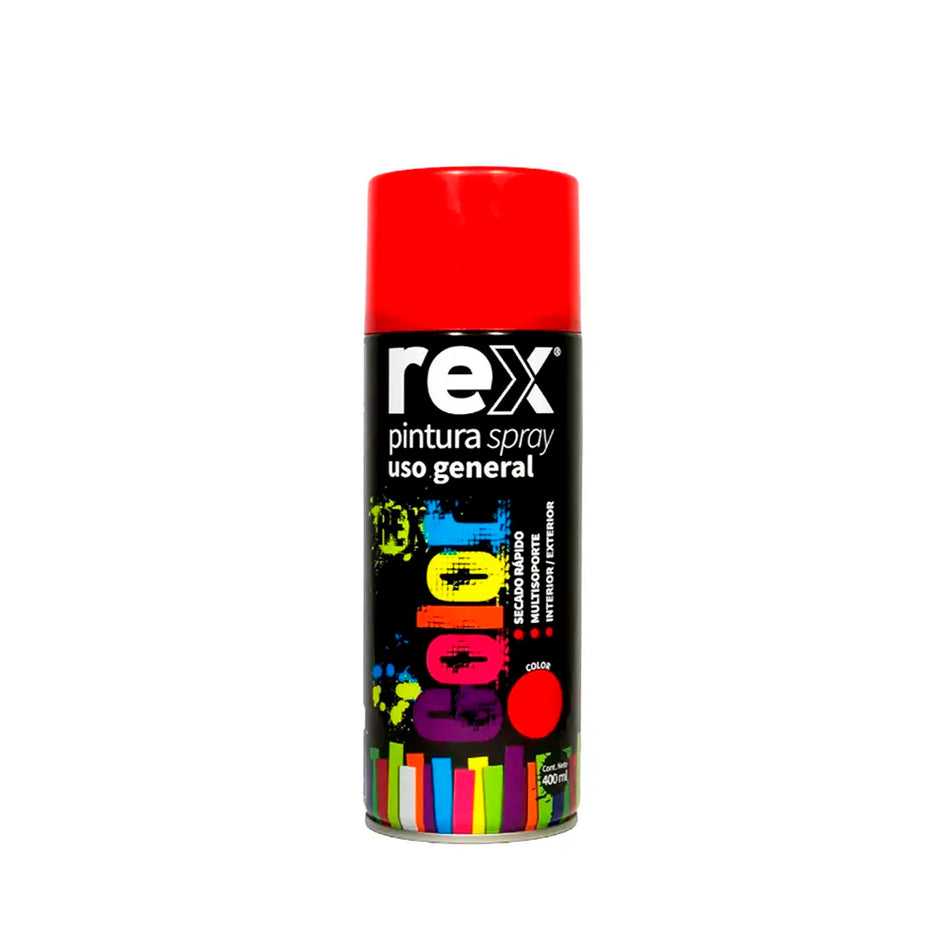 PINTURA SPRAY 400 ML ROJO REX