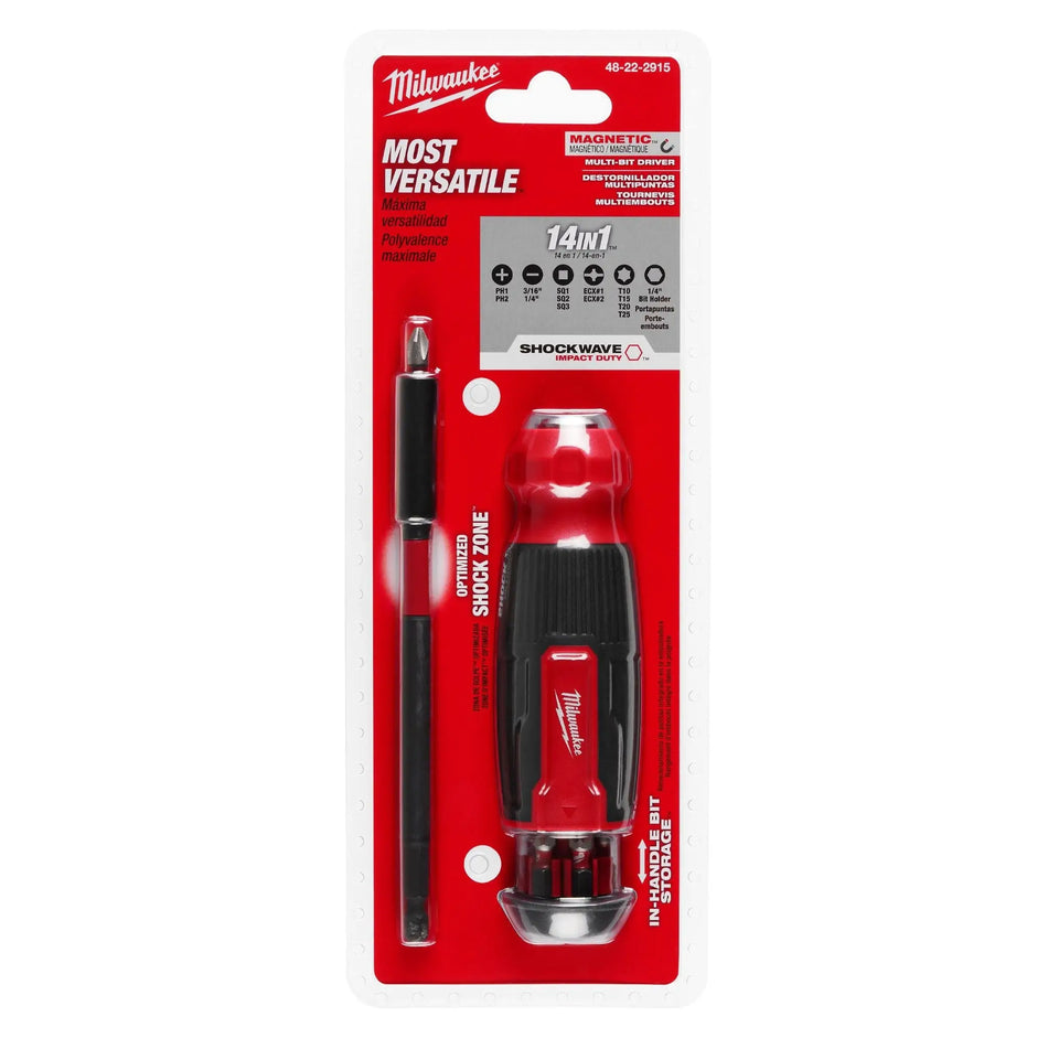 14-IN-1 MULTI-BIT SCREWDRIVER 48-22-2915 MILWAUKEE