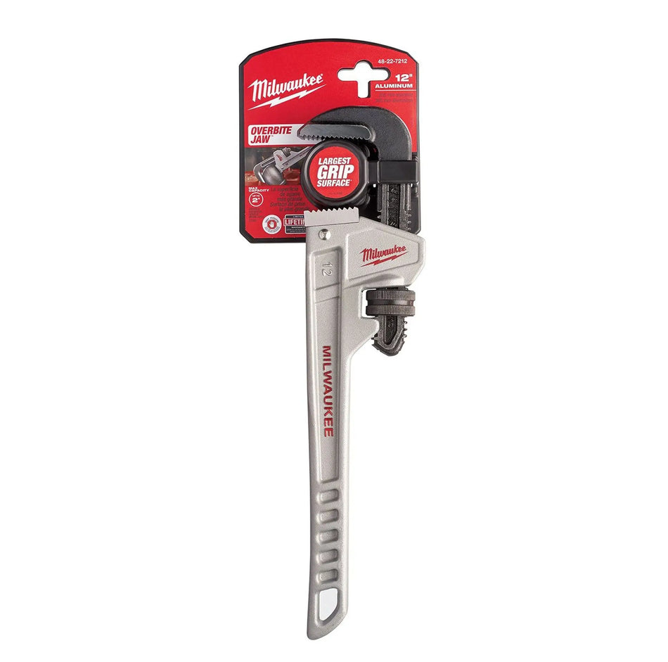 MILWAUKEE 12" ALUMINUM STILLSON WRENCH 48-22-7212