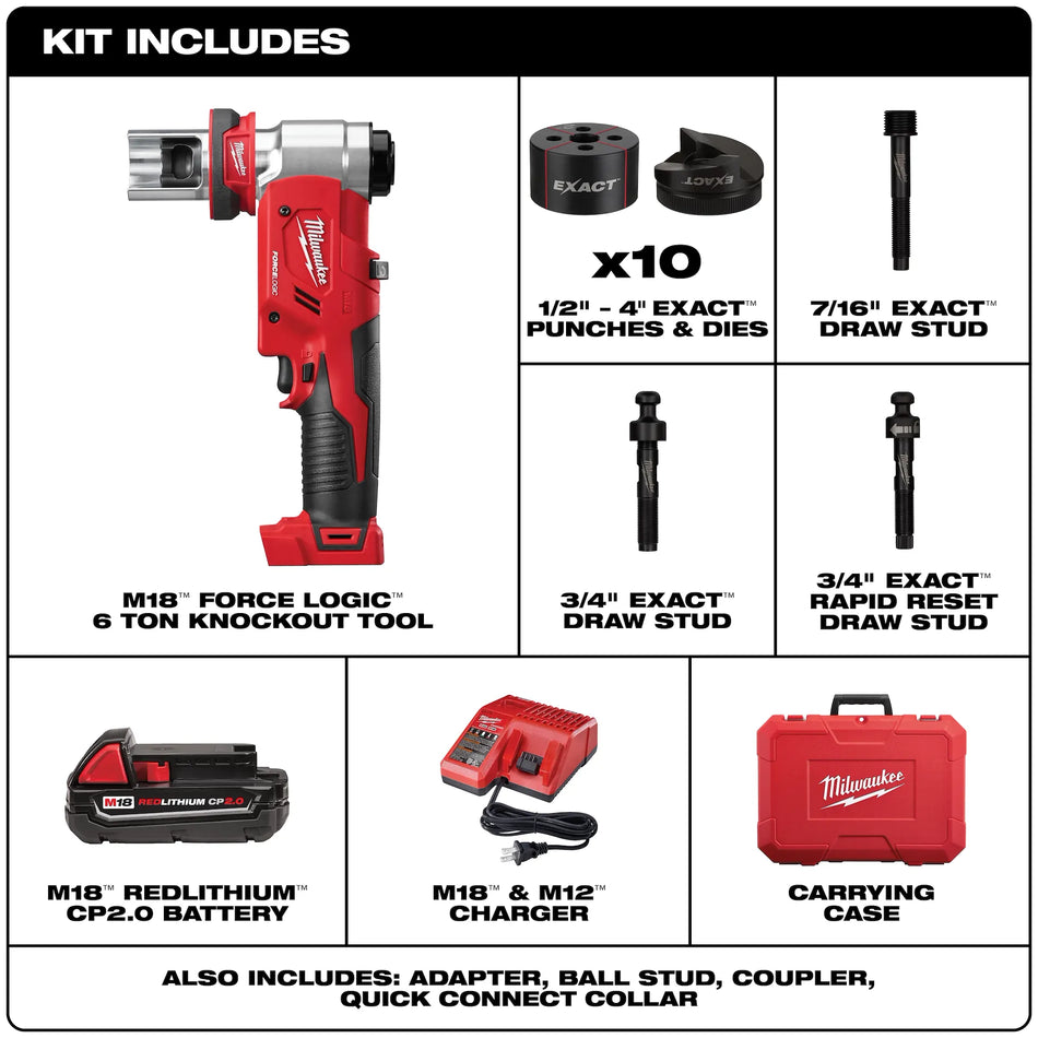 KNOCKOUT INAL M18 2.1/2 A 4 PULG 2677-23 MILWAUKEE