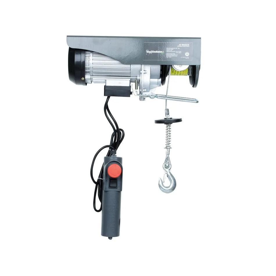 TECLE ELECTRICO 0.6 T CABLE ACERO 12 MTS 220V GLADIATOR AP8600/25