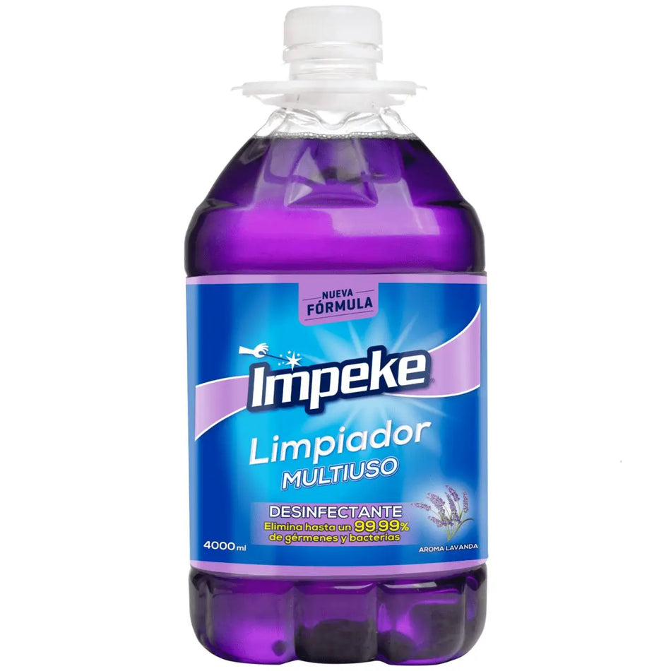 LIMPIA PISOS Y SUPERFICIES LAVANDA 4 LTS IMPEKE 1002110