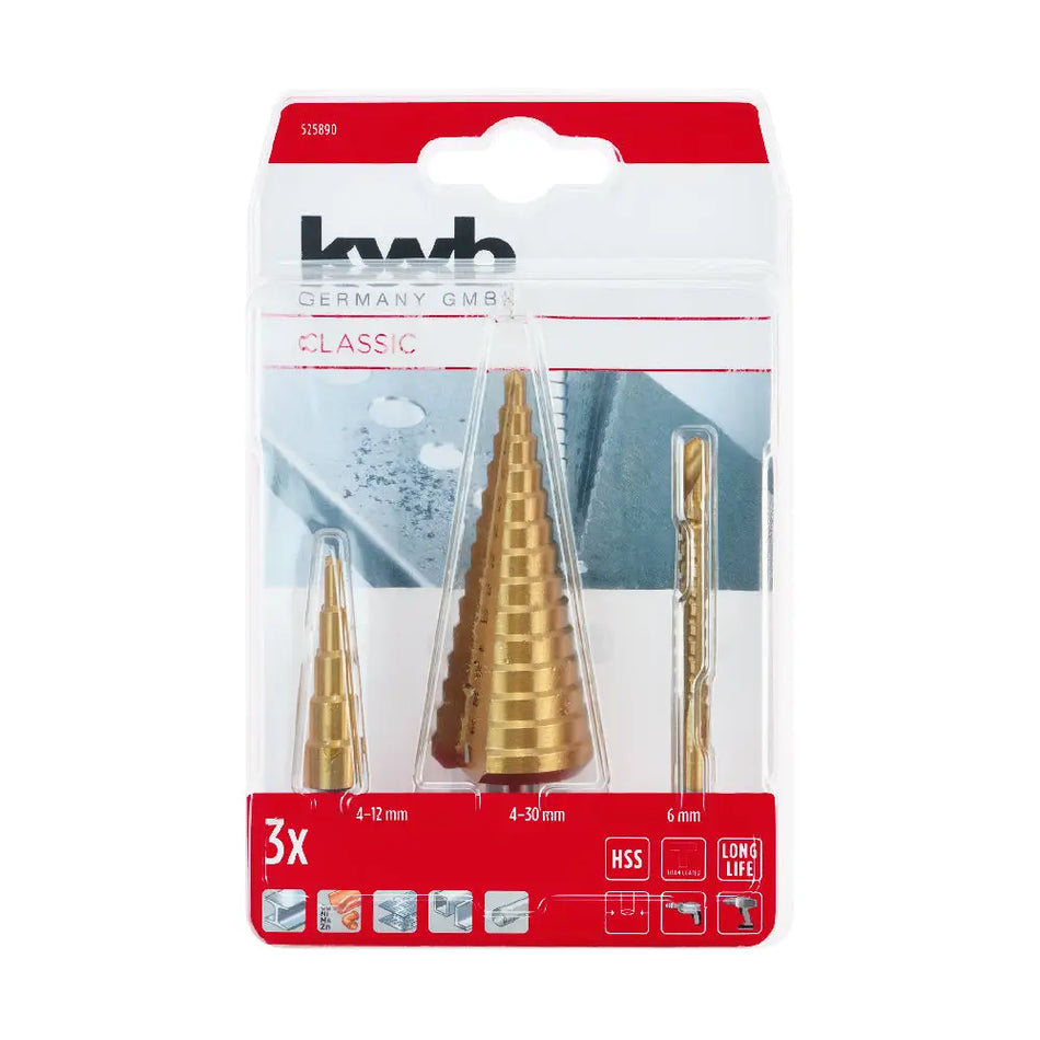 JUEGO BROCA ESCALONADA + CORTE LATERAL 49525890 KWB