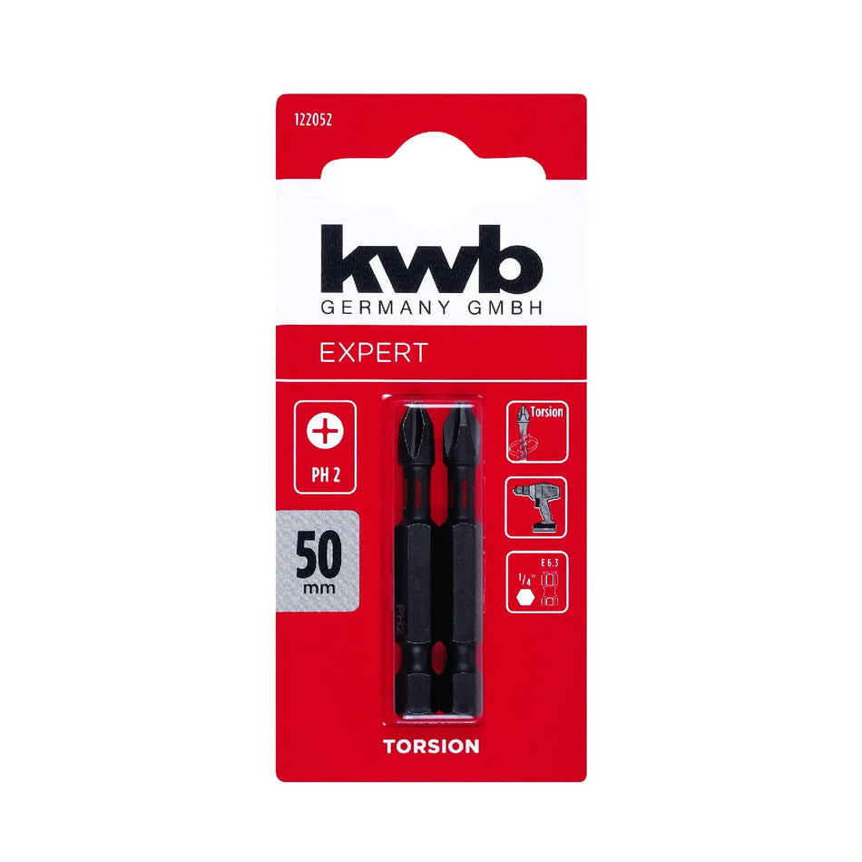 PUNTA PH2 50 MM 2 PZ 49122052 KWB