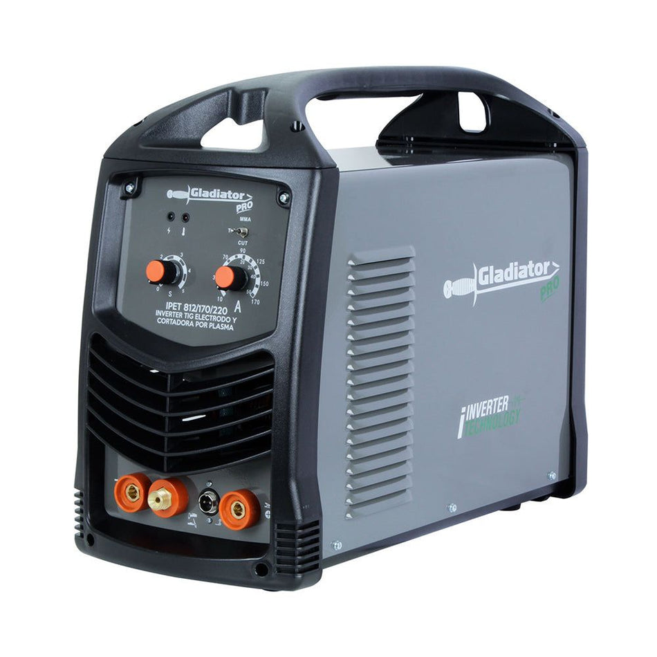 SOLDADORA 170 AMP TIG/ARCO/PLASMA GLADIADOR IPET812/170/22