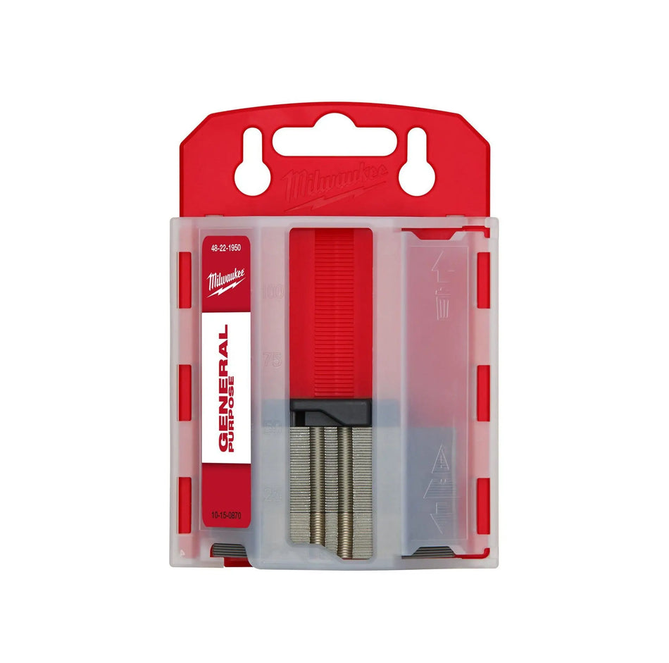 HOJAS CARTONERO TRAPEZOIDE 50 PZ MILWAUKEE 48-22-1950