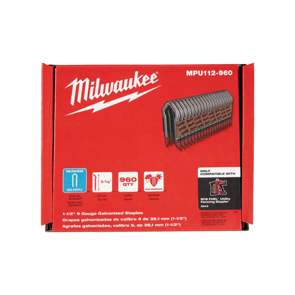 CAJA GRAMPAS PARA ALAMBRAR 1.5 PULG 960 UN MPU112-960 MILL
