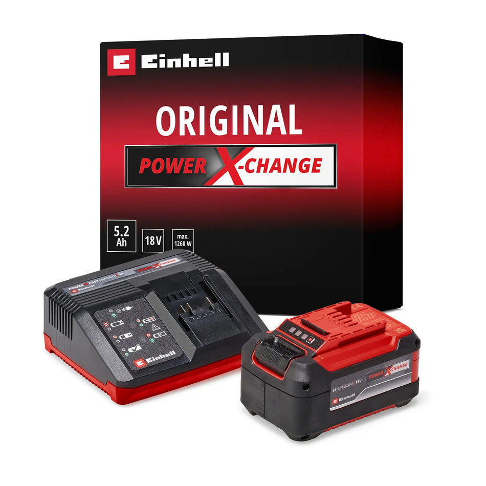 KIT EINHELL BATERIA 5 AMP + CARGADOR 18V 4512114