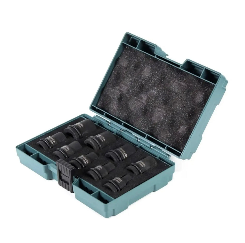 JUEGO DADOS ENC 1/2  9PZ IMPACTO 8-21 MM MAKITA B-66232