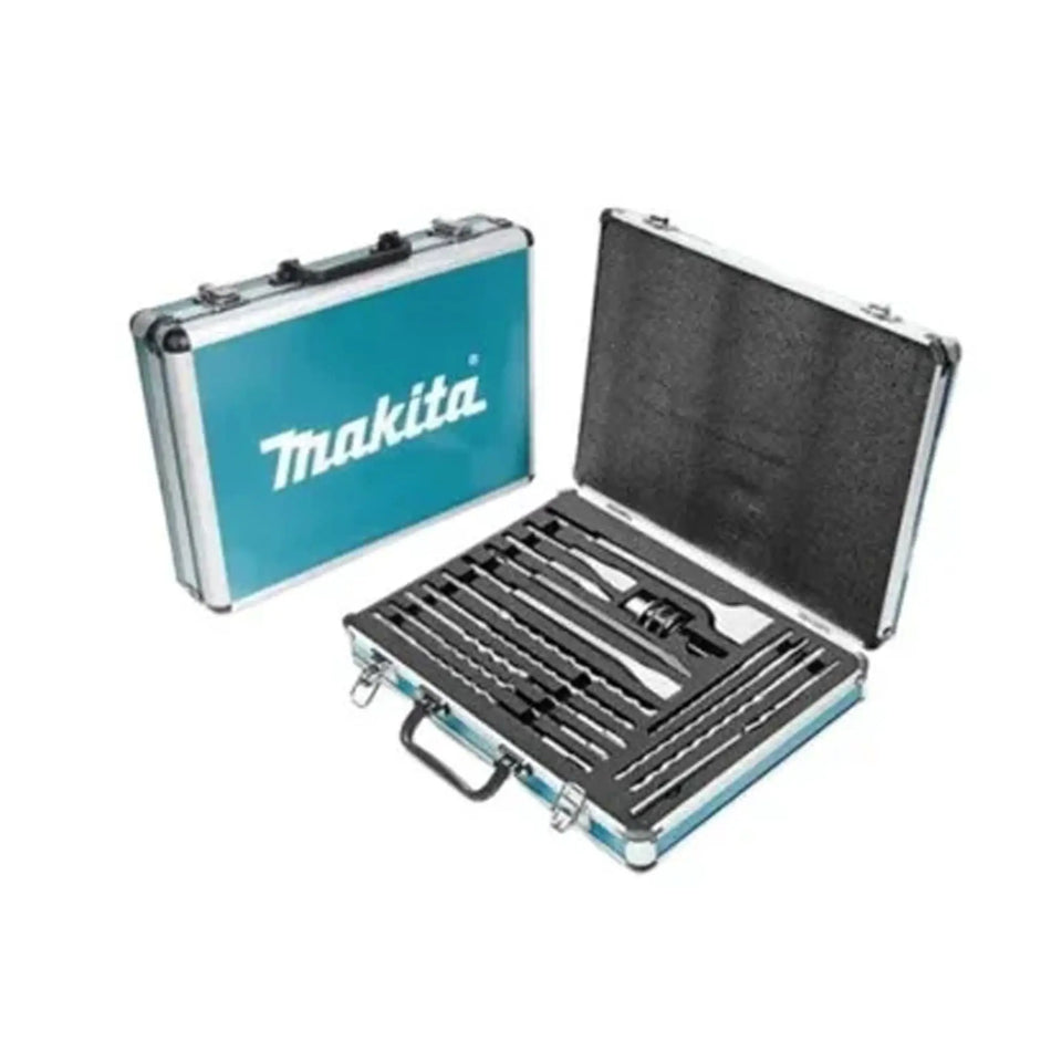 JUEGO BROCAS Y CINCELES SDS PLUS 18 PZ + MANDRIL ADAP D-71196 MAKITA