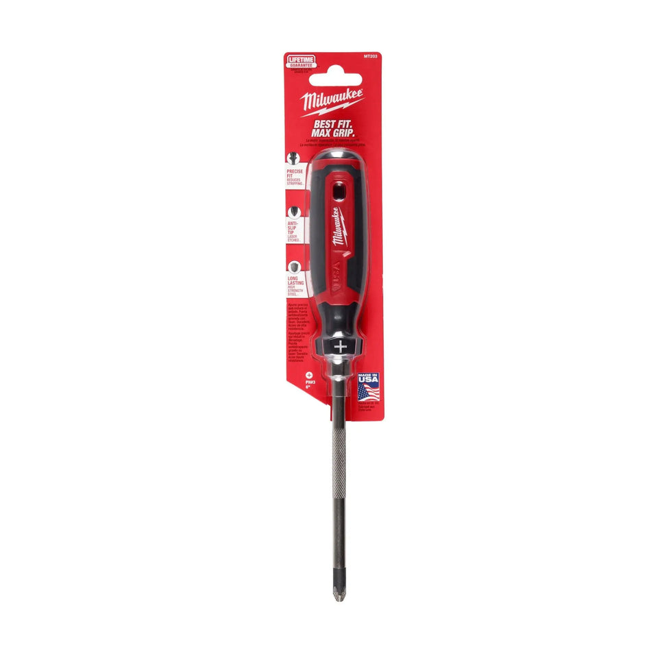 DESTORNILLADOR PH3 X 6 PULG REFORZ MT203 MILWAUKEE