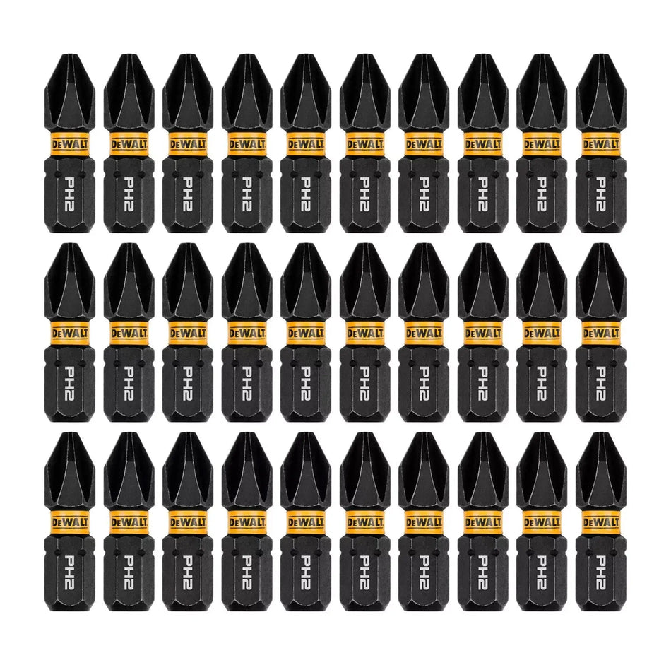 JUEGO PUNTAS 30 PZ PH2 IMPACT DEWALT DWAF1PH2IR30