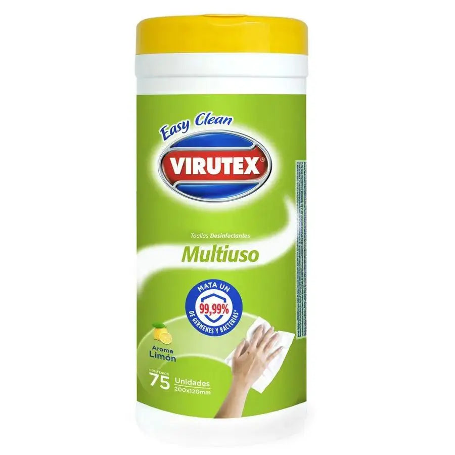 TOALLA DESINFECTANTE VIRUTEX 75 UNID 1100717