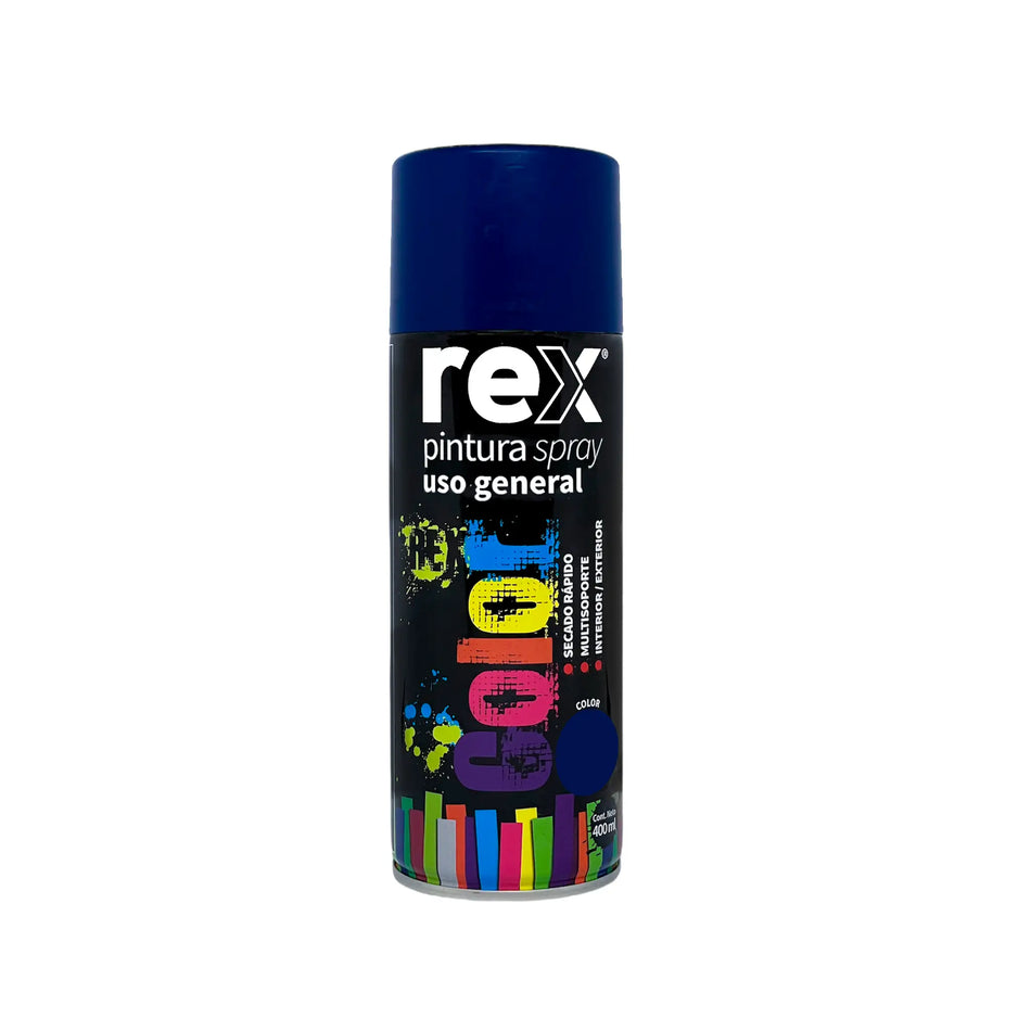 PINTURA SPRAY 400 ML AZUL OSCURO REX