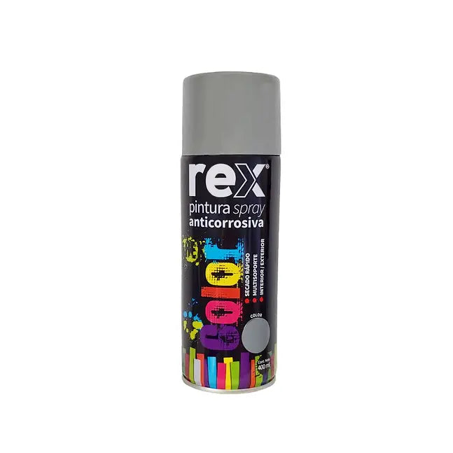 PINTURA SPRAY 400 ML ANTICORR. GRIS REX
