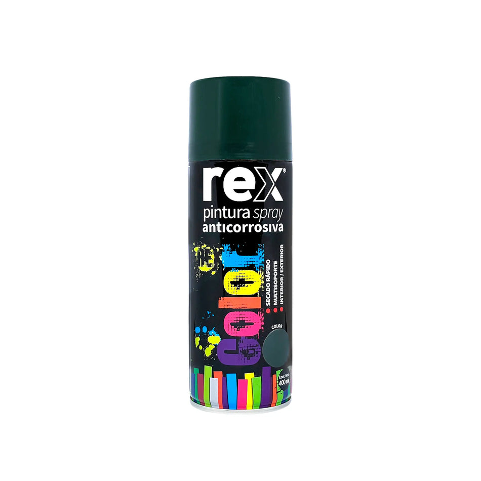 PINTURA SPRAY 400 ML ANTICORR. VERDE REX