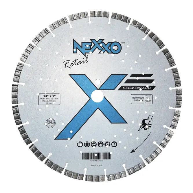 DISCO DIAMANTADO SEG 14" HORMIGON ANTIGUO NEXXO