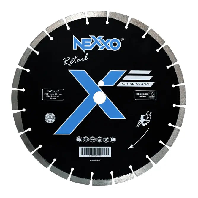 DISCO DIAMANTADO SEG 14" HORMIGON NUEVO NEXXO