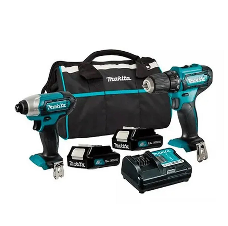 TALADRO PERCUTOR + ATORNILLADOR IMPACTO MAKITA CLX228