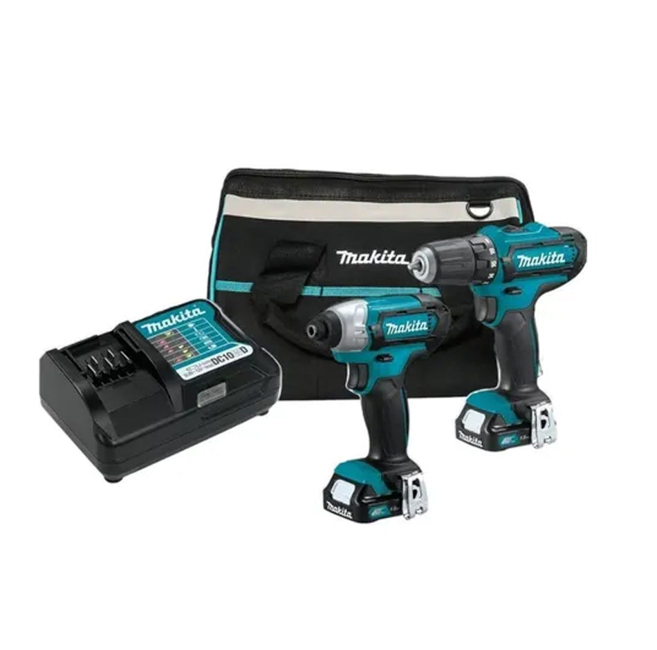 TALADRO PERCUTOR + ATORNILLADOR IMPACTO MAKITA CLX228