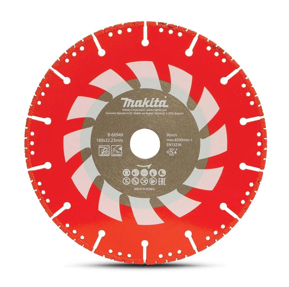 DISCO DIAMANTADO 180 MM RESCATE B-66949 MAKITA